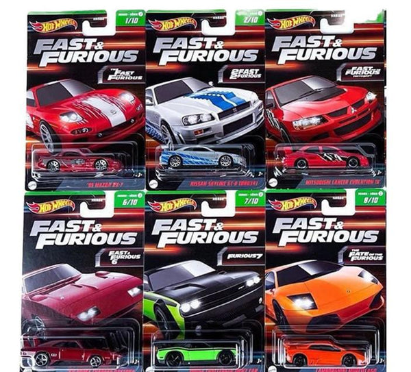 Hotwheels Fast and Furious Themed