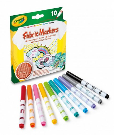 Crayola FABRIC Markers - 10-Pack