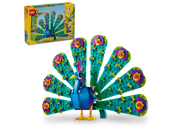 Lego Creator 3-1 Exotic Peacock (31157)