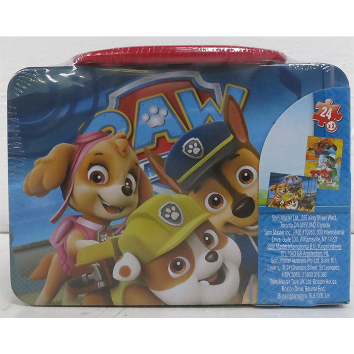 Paw Patrol Lent Puzzle in Mini Tin With Handle
