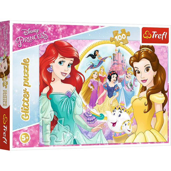 Puzzles 100" Glitter Bella/Ariel