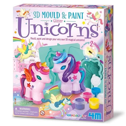 3D Mould and Paint Unicorns