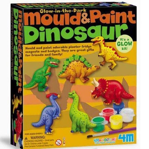 Mold and Paint Dinosaur glow in the dark