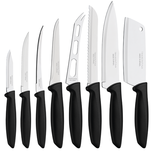 Plenus 8 Piece knife set  (with Cleaver)