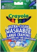Ultra Clean Washable Large Crayons 8